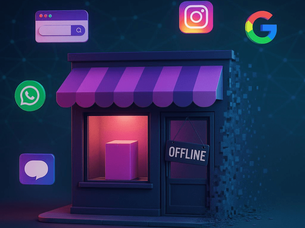 Sua empresa ainda está fora do digital? Entenda por que isso pode estar te fazendo desaparecer para seus clientes.